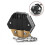 (Coppery) Multifunctional Outdoor Tool Hexagonal Folding Coin Cutter Keychain Screwdriver 1