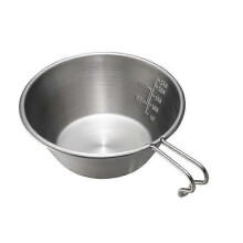 Outdoor stainless steel bowl for picnic cooker