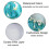 Shower Caps, 3 Pack Women's Shower Caps Waterproof and Adjustable Double Layer Shower Caps 12