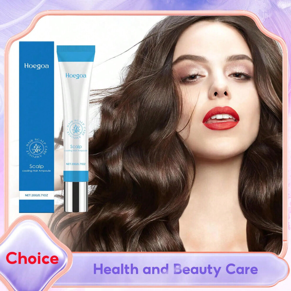 (40g) Hair Care Essential Oil Smooth Shine Anti-Frizz Hair Serum Promote Hair Growth Strengthening Nourishing Scalp Treatment Roller