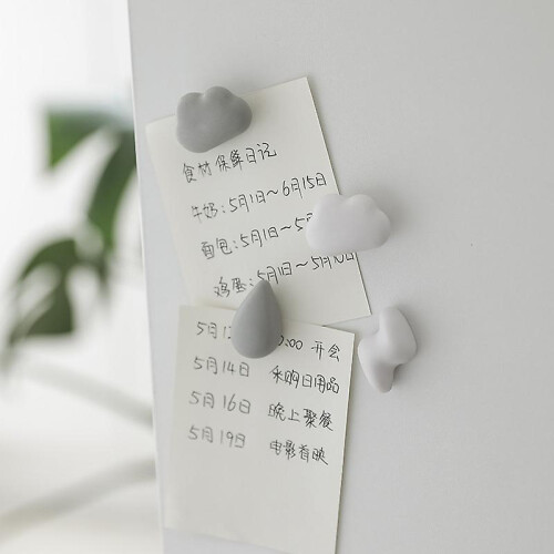 （style 38)3 Creative magnetic cloud fridge magnet sticker 2