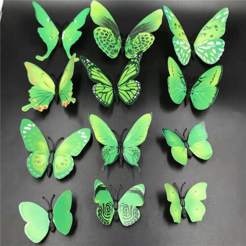 （style 34)1 3D three-dimensional simulated butterfly refrigerator magnet 2