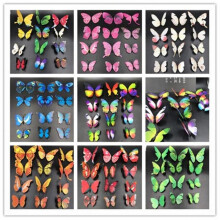 (style 34)1 3D three-dimensional simulated butterfly refrigerator magnet