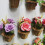 （style 24)3 Simulated flower basket, fruit basket, three-dimensional creative refrigerator magnet 3