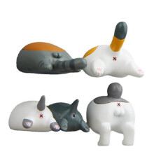 4 Pack Cat Fridge Magnets for School Classroom Office Funny Kitty Kitchen Decor Fridge Magnets Orna