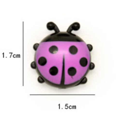 U/K 12pcs Mini Ladybug Magnets Fridge Magnets Practical and Popular 1