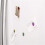 U/K 12pcs Mini Ladybug Magnets Fridge Magnets Practical and Popular 5