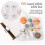 Random Cute Fridge Magnet Set, Small 3D Magnets for Fridge Decorative Refrigerator Magnet Solar Sys 2