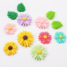 12 Pieces Daisy Flower Fridge Magnets Colorful Flower Fridge Magnets for Whiteboard Refrigerator Off