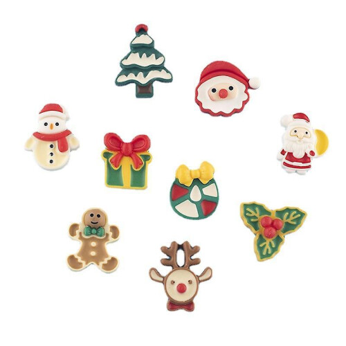 9 Pack Christmas Fridge Magnets for Fridge, Magnetic Board, Whiteboard, Kitchen, Classroom, Office,