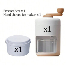 (1pc set) Manual Ice Crushers Household Hand-Cranked Shaved Ice Machine Hail Ice Breaking Artifact Hand-Cranked Smoothie Maker