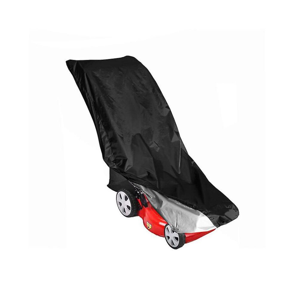 Waterproof Lawn Mower Cover Push Mower Covers, Black, 25x76x44 inch