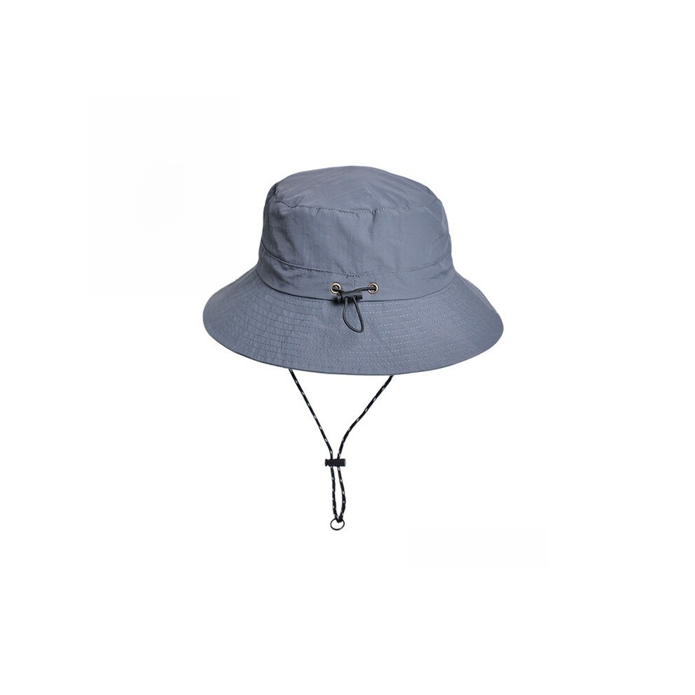 (Dark Gray ) Breathable Waterproof Fisherman Hat With With Drawstring Hiking Designed For-image-OPC-PHH26YQ-NEW