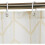 Amazon Basics Printed Fabric Shower Curtain 180 x 180 cm Gold Dollar 4