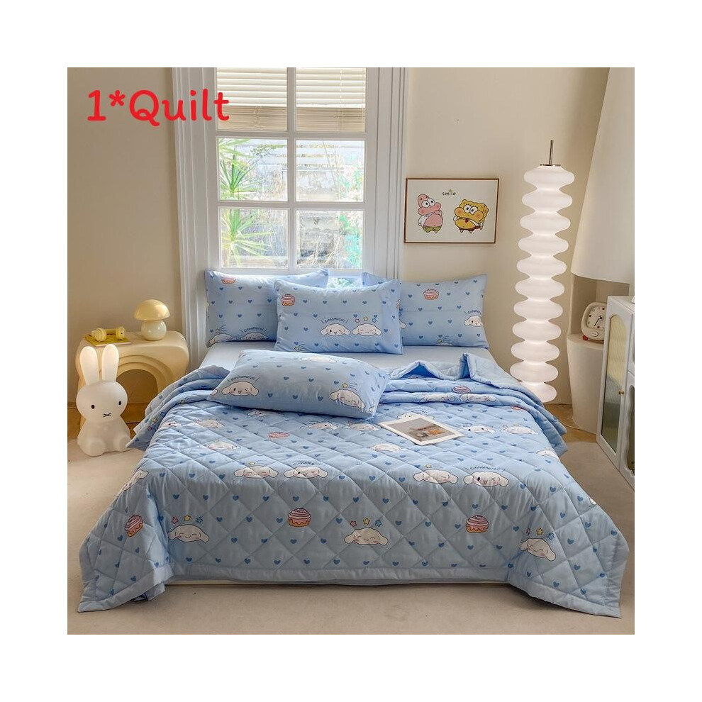 (Starry Cinnamoroll, 200*230cm) Melody Sanrio Kuromi Cinnamoroll Pattern Printing Summer Air Quilt Conditioner-image-OPC-PHH2J6K-NEW
