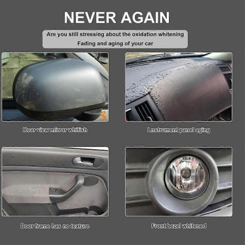 Plastic Parts Refurbish Agent,Car Plastic Coating Scratch Remover Refresher 1