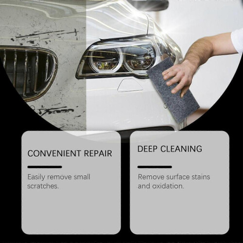 (2pcs)Nano Sparkle Cloth Car Scratch Remover Set,2025 New Car Scratch Remover 2