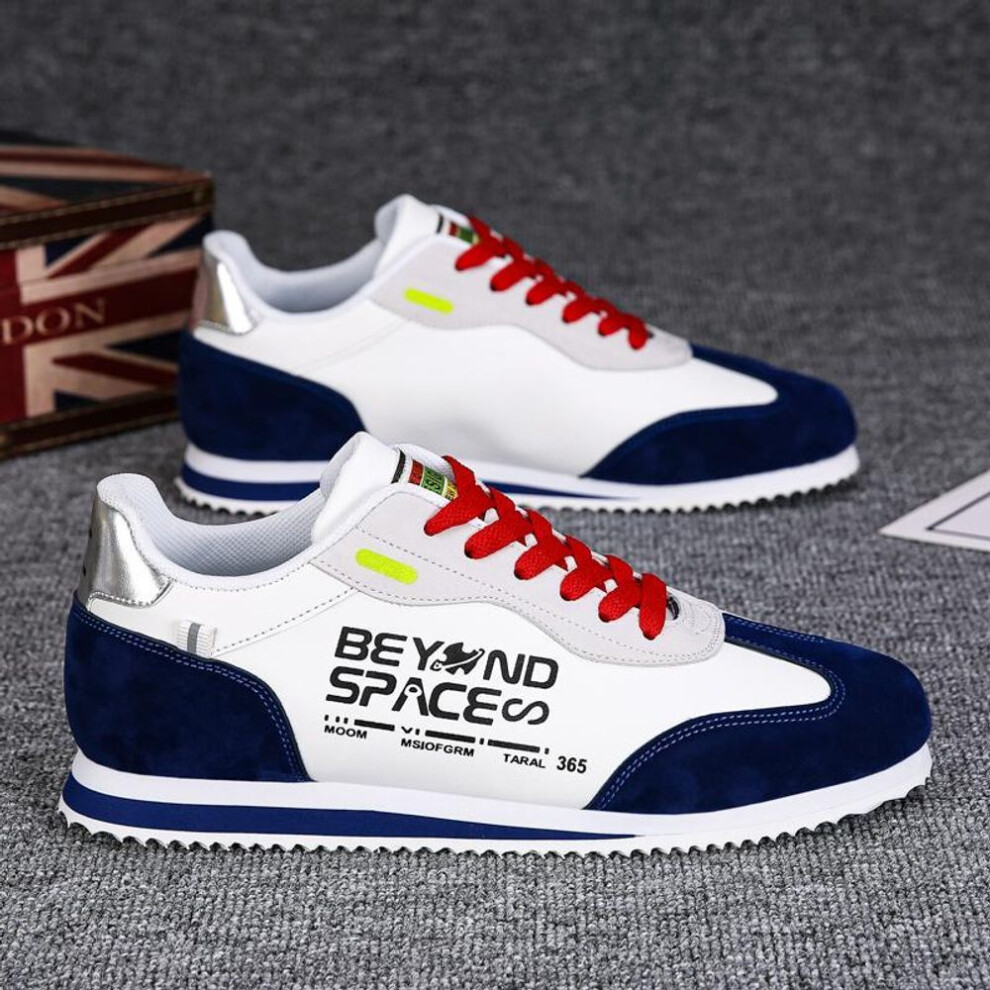 (blue, 39) Luxury Casual Men&apos;s Shoes Men&apos;s Skateboarding Shoes Outdoor Breathable Mens Sports Running Shoes Fashionable Student Sneakers