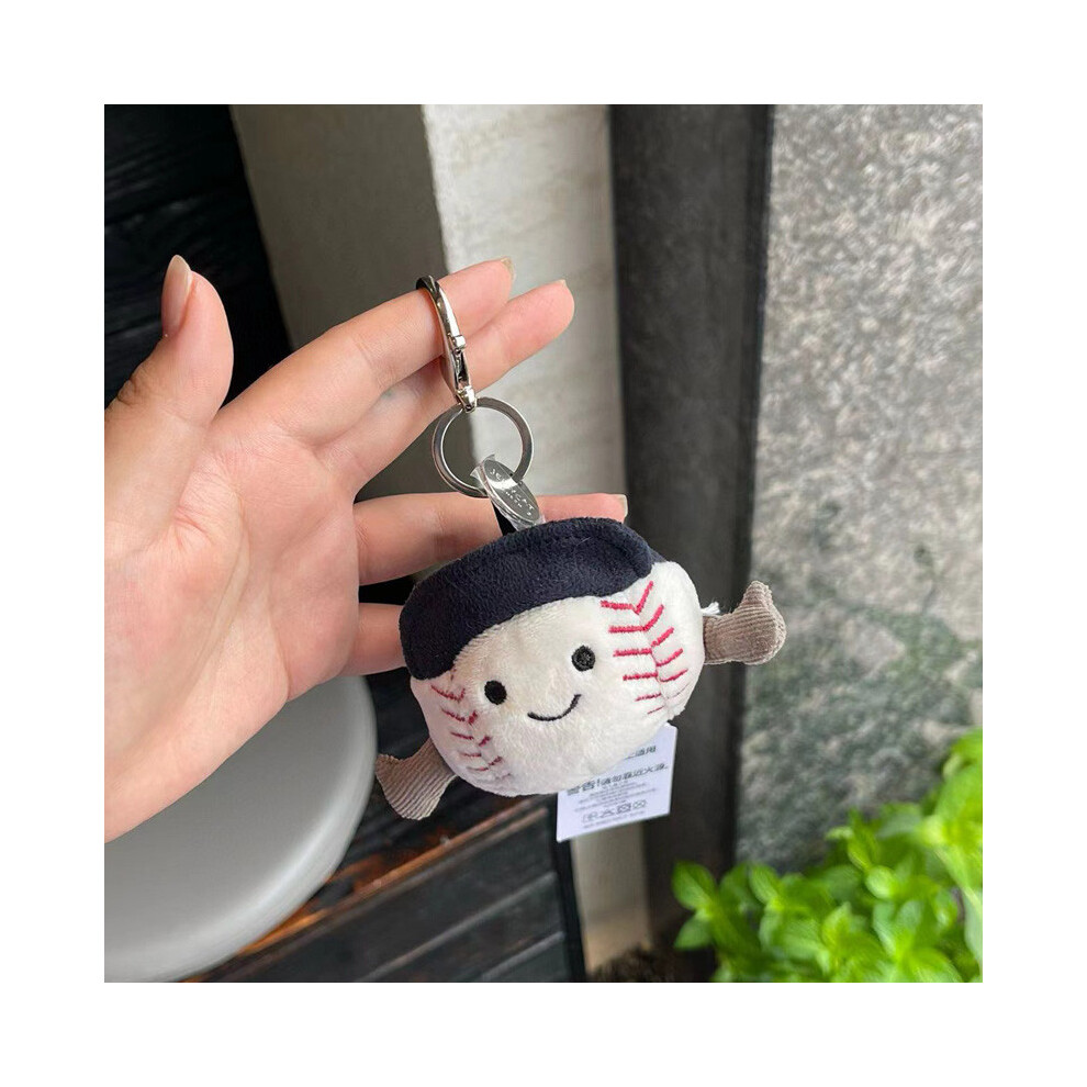(Baseball) Jelly Cat Baseball Tennis Plush Toys Backpacks Keychains Pendants Gift Ornaments