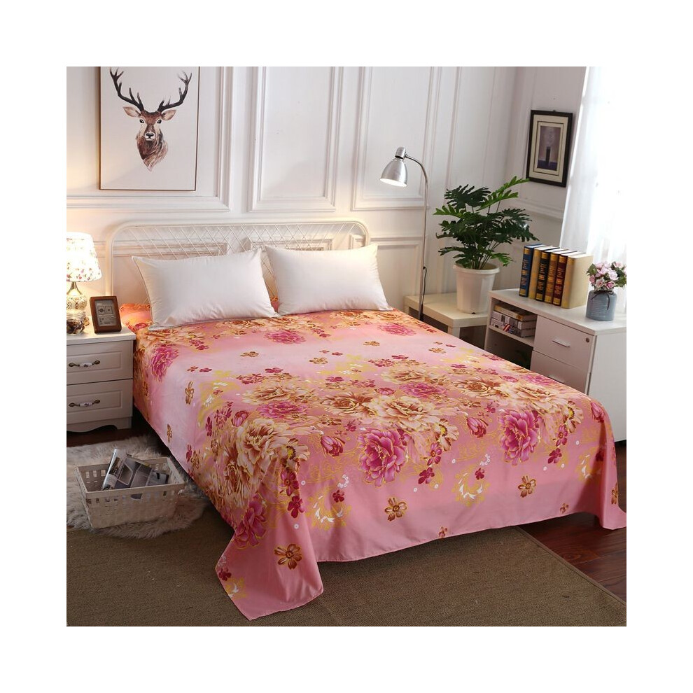 (6, Sheet Pillowcase-230x250cm) Home Piece Three Textile Bed Sheet Set Single Bed Sheet In Dormitory Student-image-OPC-PHH5P79-NEW