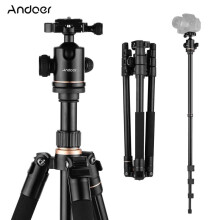 164cm/64.57in Photography Tripod Monopod Stand Aluminium Alloy 360degrees  Rotatable Ball Head 8kg
