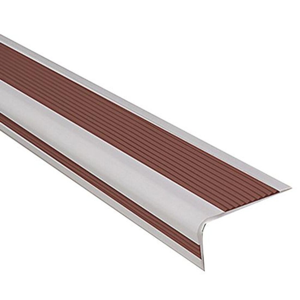 (coffee, 100cm) Self-Adhesive Stair Edge Protector Non-Slip Waterproof Stair Edge Stripe Indoor Outdoor Stair PVC Anti-slip Strip