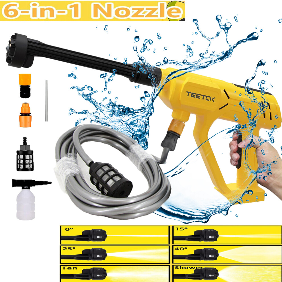 Cordless Pressure Washer SprayGun Lance Naked-DeWALT BatteryCompatible