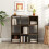 Homcom (Brown) HOMCOM 9 Cube Storage Unit Cabinet Bookcase Display Shelves 8