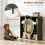 Homcom (Black) HOMCOM 9 Cube Storage Unit Cabinet Bookcase Display Shelves 5