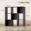 Homcom (Grey) HOMCOM 9 Cube Storage Unit Cabinet Bookcase Display Shelves 3