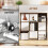Homcom (Brown) HOMCOM 9 Cube Storage Unit Cabinet Bookcase Display Shelves 7