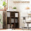 Homcom (Brown) HOMCOM 9 Cube Storage Unit Cabinet Bookcase Display Shelves 6