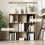 Homcom (Brown) HOMCOM 9 Cube Storage Unit Cabinet Bookcase Display Shelves 4