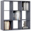 Homcom (Grey) HOMCOM 9 Cube Storage Unit Cabinet Bookcase Display Shelves 2