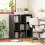 Homcom (Black) HOMCOM 9 Cube Storage Unit Cabinet Bookcase Display Shelves 1