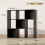Homcom (Black) HOMCOM 9 Cube Storage Unit Cabinet Bookcase Display Shelves 3
