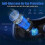 (As show, One size) Full-Screen Virtual Reality 3D Glasses VR Set 3D Virtual Reality Goggles, Adjustable with Gamepad 3
