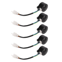 (As show, One size) 5pcs Universal Backup Horn Buzzer 110120db Reversing Alarm 12V60V for Electric Tricycle Scooter
