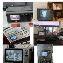 (As show, One size) UHF Wireless Video Analog TV Multi-Channel Adjustable TV Signal Transmitter AV to RF TV Transmissio