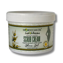 Moroccan Face And Body Scrub Cream With Olive Oil - 500ml