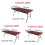 (Sky Blue, 120*60CM) Waterproof Table Cover Elastic Fitted Tablecloth Oil Proof Protector Rectangular New 2