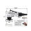 (As show, One size) Mini Pneumatic Chamfering Tool with Replace Blades Inserts and Bearings, 45 Degree Air Chamfer Debu 4