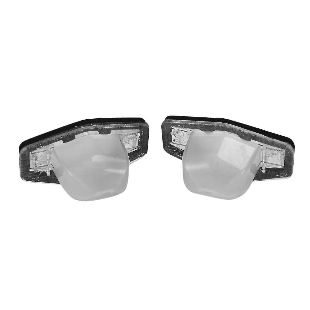 Kikidex (As Show, One Size) Led License Plate Lampshade Compatible With Honda Civic Cr-V Odyssey Hr-V Accord 2-Pieces Tag Lamp Assembly Replacement Light
