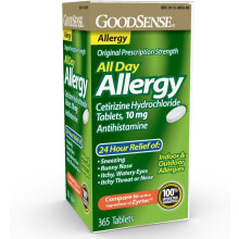 GoodSense All Day Allergy, Cetirizine Hydrochloride Tablets
