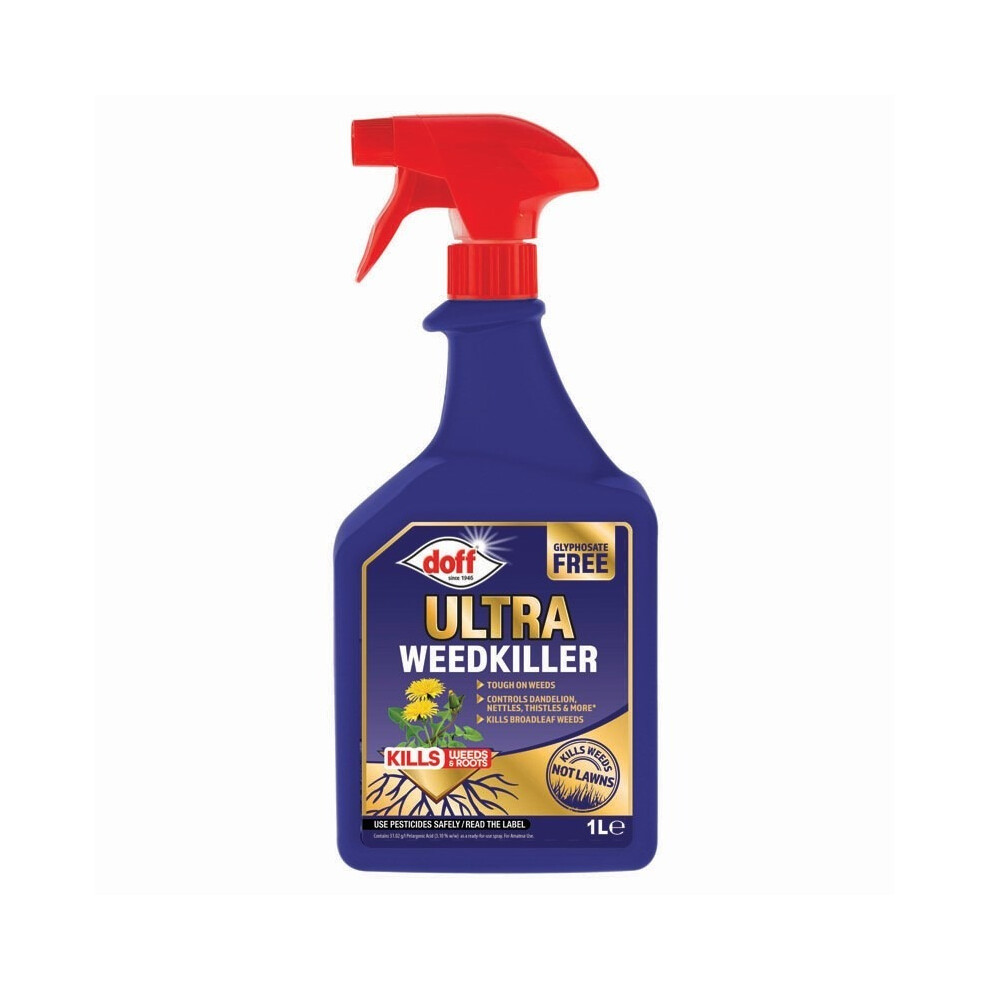 Doff Ultra Weedkiller - Glyphosate Free - 1 Litre
