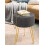 (White) Round Dressing Table Stool Vanity Seat Comfortable Stool for Dressing Table 3