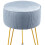 (Blue) Round Dressing Table Stool Vanity Seat Comfortable Stool for Dressing Table 1