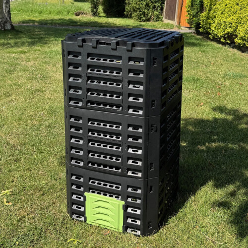 Selections 500 Litre Plastic Garden Composter (65cm x 120cm) 1