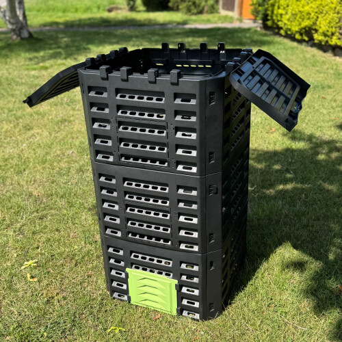 Selections 500 Litre Plastic Garden Composter (65cm x 120cm) 2
