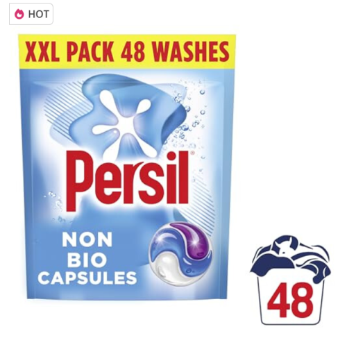 Persil Non Bio 3 in 1 Washing Capsules 48 washes 1